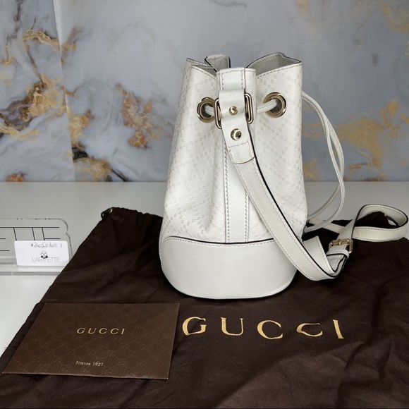 Gucci Bucket Bag-White - Picture 3 of 6